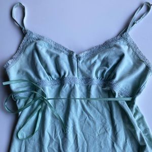Vintage light blue/green Gap tank